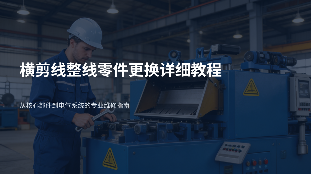 摆剪线更换整线零件详细教程