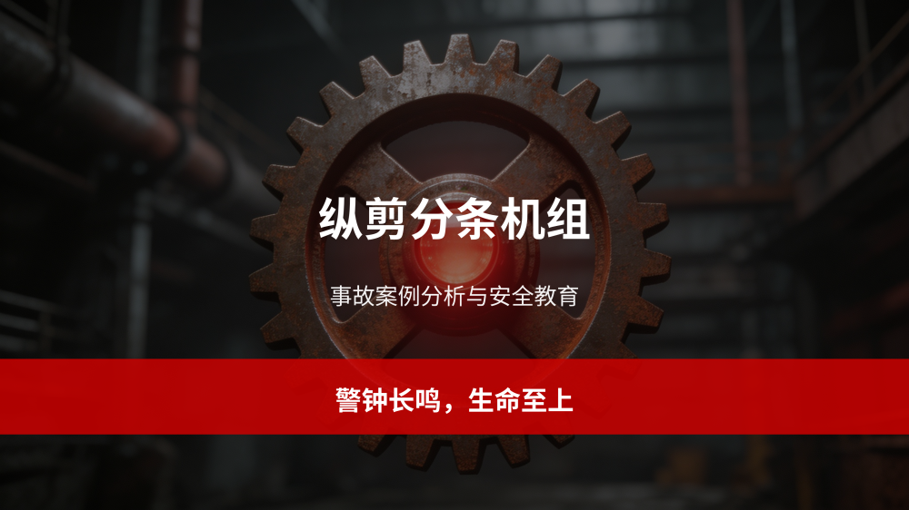 纵剪分条机组事故案例分析与安全教育